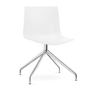 Arper Catifa 46 - 0368 - Drejestol - Sort Aluminium / PO00209 (sort)
