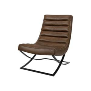 Brooks Læder lænestol chocolate brown