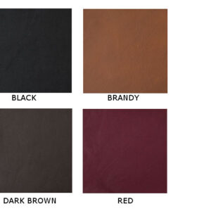 Montis Windy Lænestol - Cuba Læder - Dark Brown / Sort