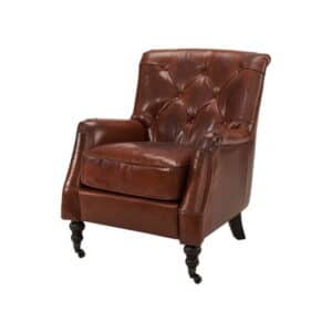 Dessau lænestol vintage brandy