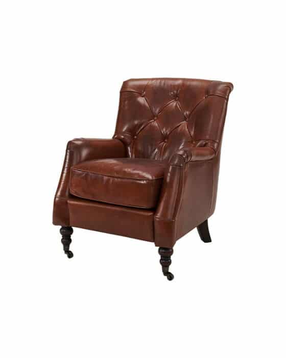 Dessau lænestol vintage brandy