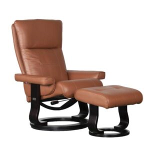 Homeville Denver læder cognac 82x80x108cm