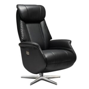 Furnhouse Bonanza læder sort 76x83x115cm