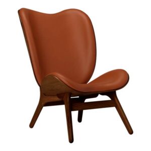 Umage A Conversation Piece - Høj - Dark Oak/Cognac læder : Erling Christensen Møbler